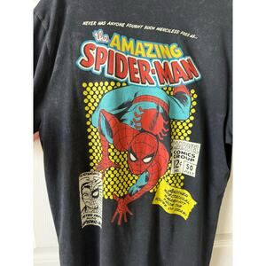 Marvel The Amazing Spider-Man Comics Graphic T-Shirt Black Size Large